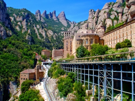 Monserrat Monastery near Barcelona, Spain