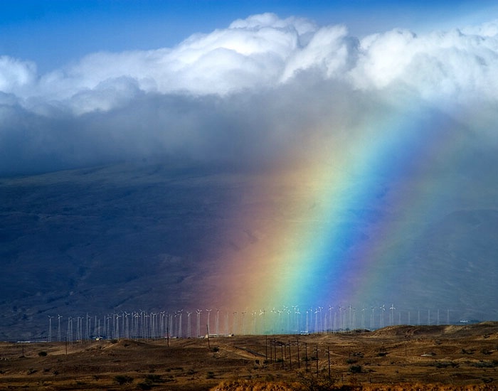 Hawaii wind energy generators