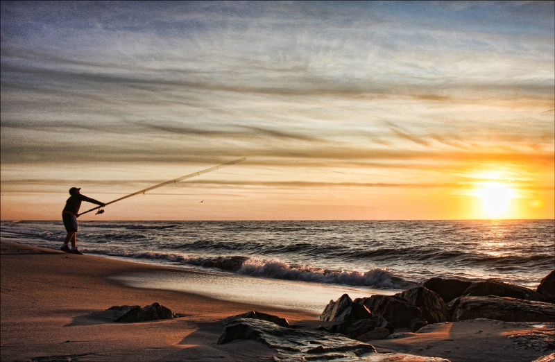 Casting at Sunrise