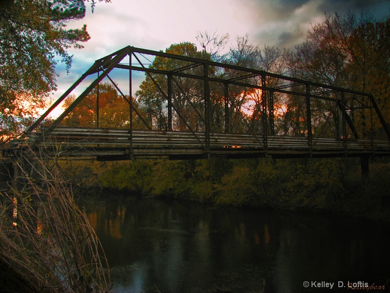 sunset at tull bridge