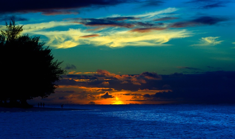 Sunset at Anini Beach Park