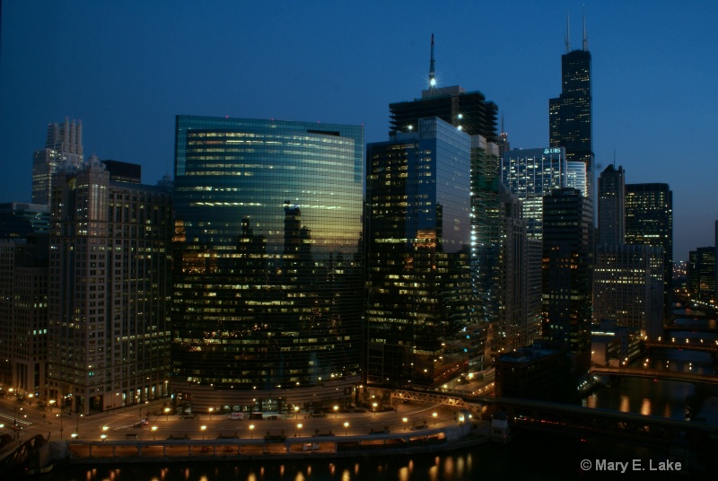 Evening in Chicago