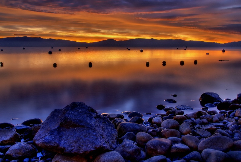 First Light on Lake Tahoe