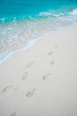 Paradise Island, Bahamas - Footprints