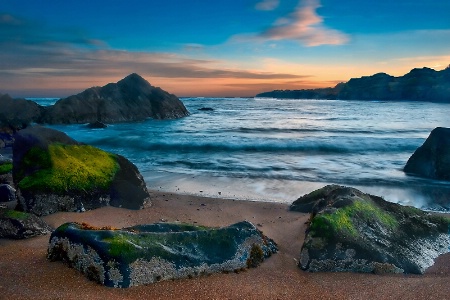 Rocks and the Sea