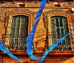Three blue ribbon...