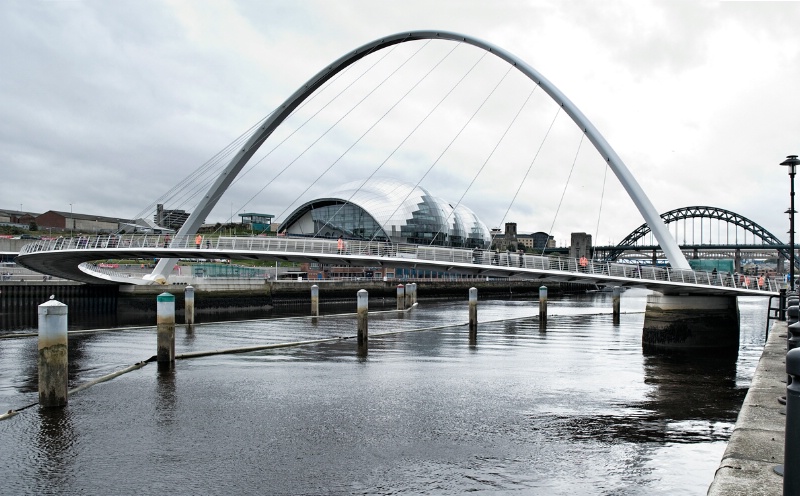 Millenium Bridge and the Tyne Bridge