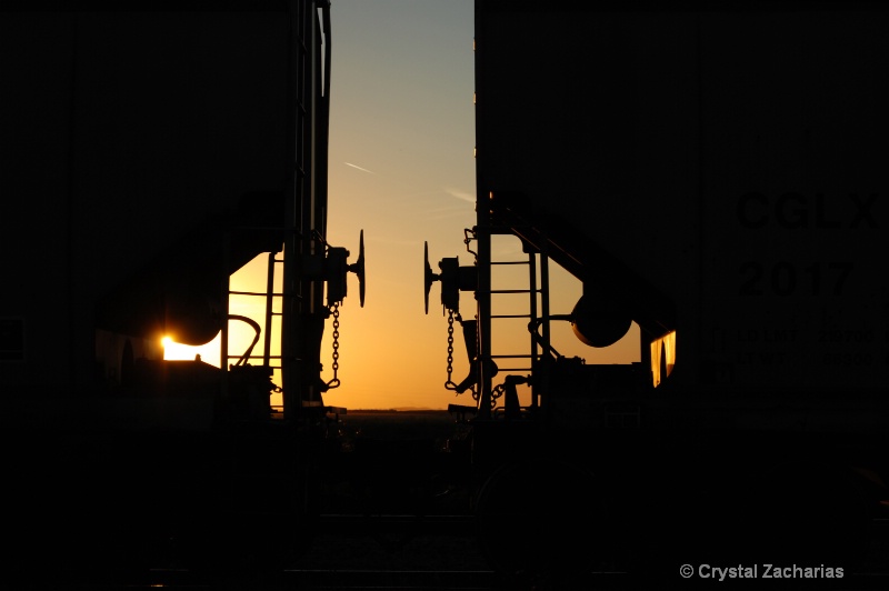 Sunset at the Tracks