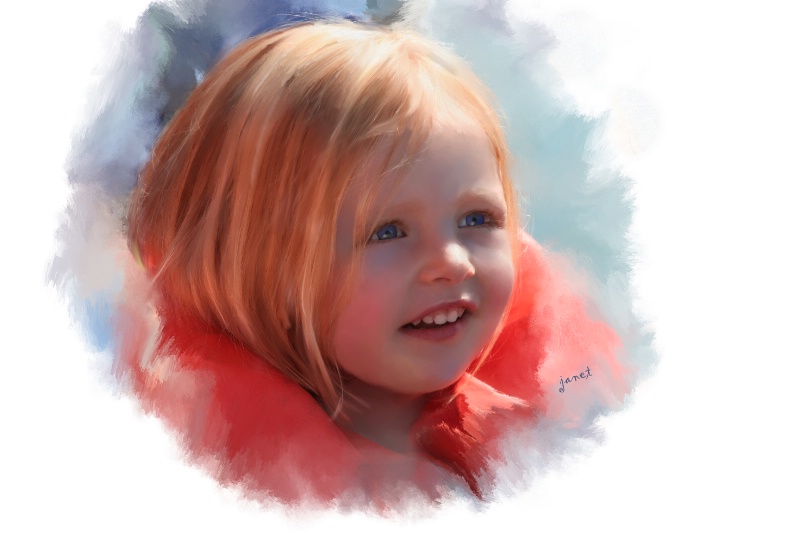 Painting of Girl