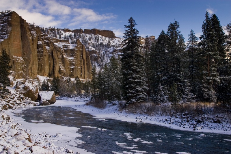 Winter on the Shoshone River