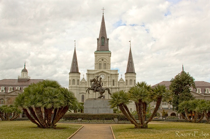 Jackson Square In The French Quarters 