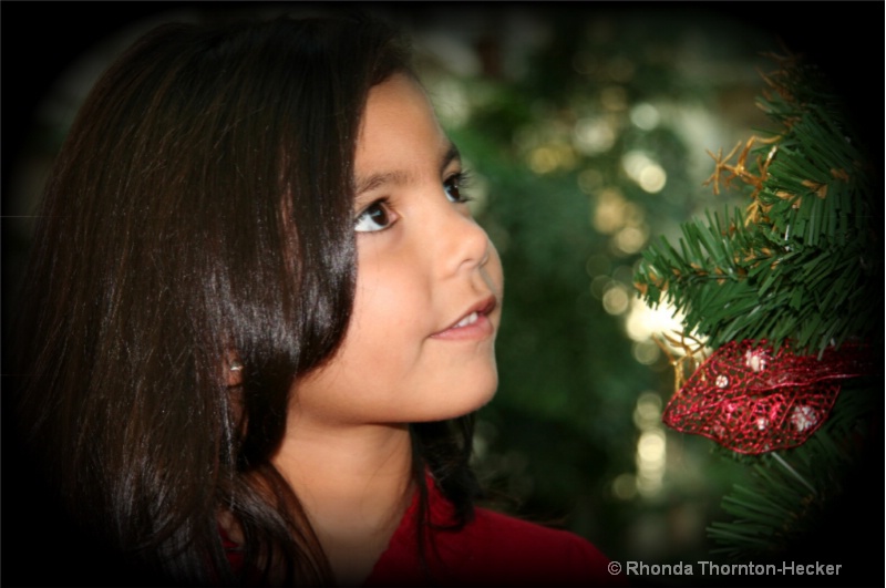 Waiting to sit in Santa's lap!!