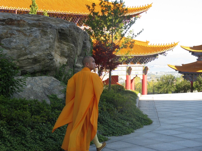 Temple Monk, Dali - ID: 7620207 © Karen J. Glenn