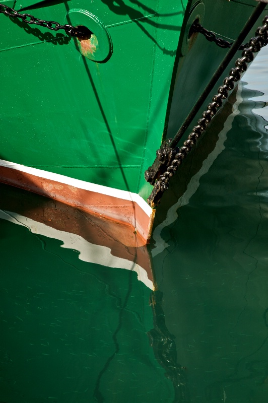 Boat and Reflection, Key West, Florida, 2008