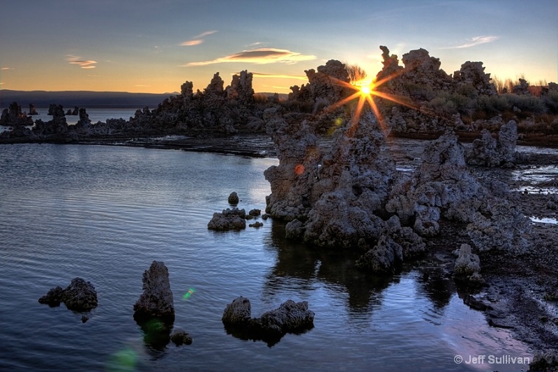 Sun Rising Over Mono Lake