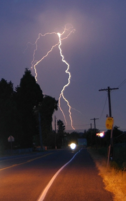 Lightning in Tacoma, Wa.