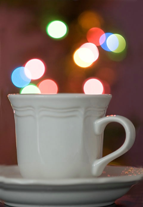 cup of Christmas sparkle