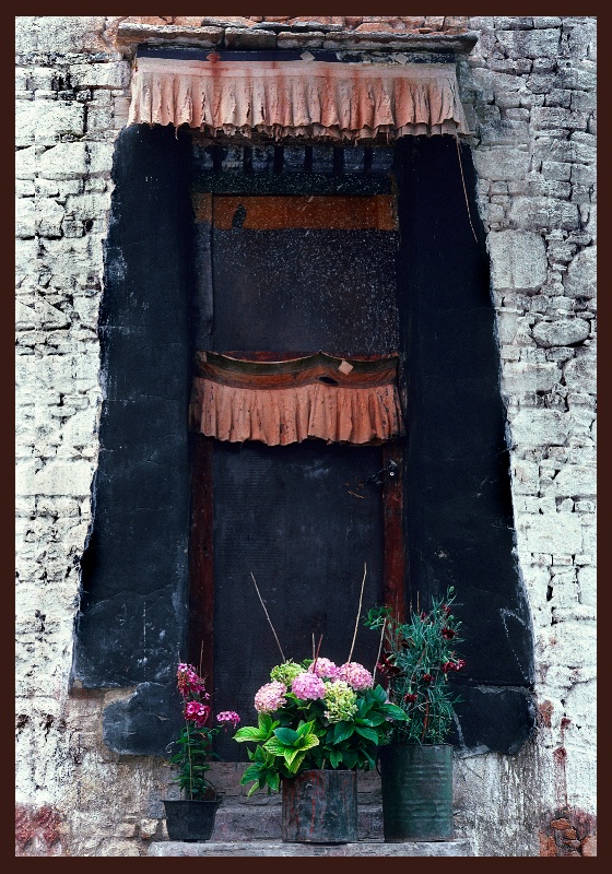 Tibet:  Traditional Window