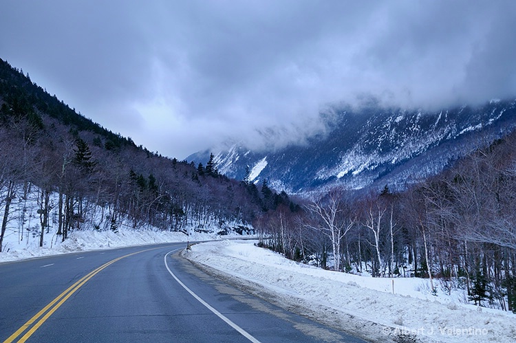 Foggy Road at Dawn, White Mountains, NH