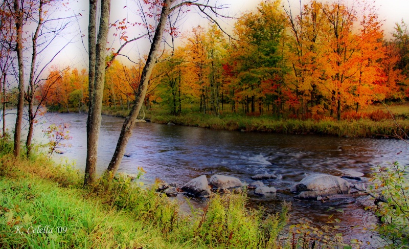 Painted Autumn River