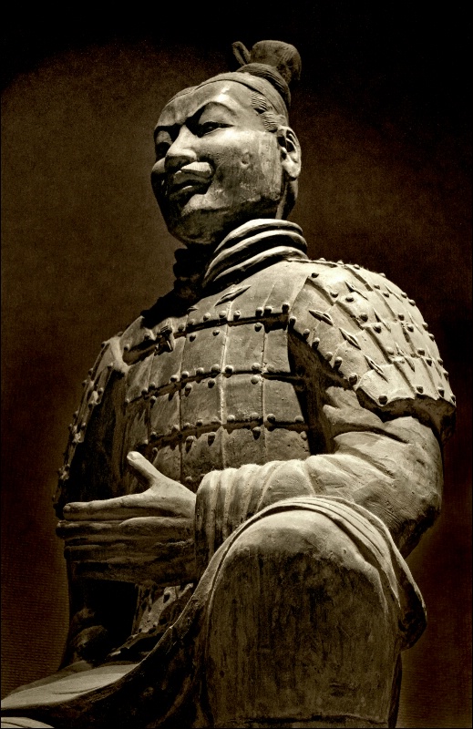 Chinease Soldier Statue