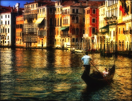 Venetian Gondola Rider