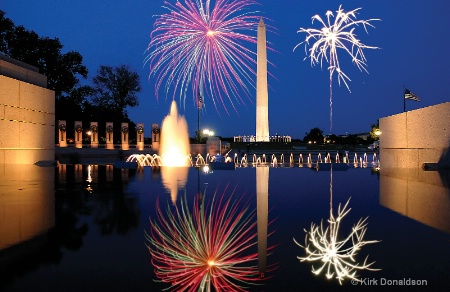 reflecting on the fireworks of DC