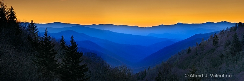 Dawn: Newfound Gap, Great Smoky Mountains