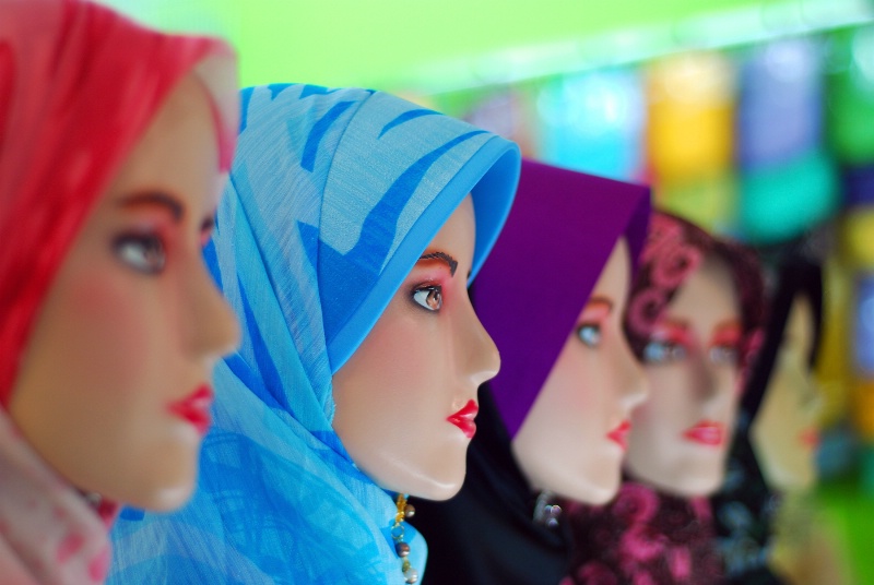 Mannequins in Headscarf