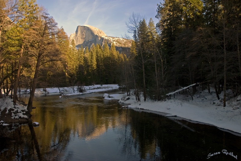 Half Dome in Afternoon Light
