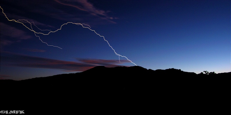 dusk at Ryan Mountain, Joshua Tree, CA