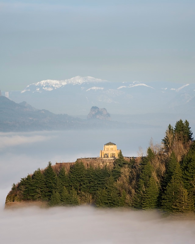 island in the clouds