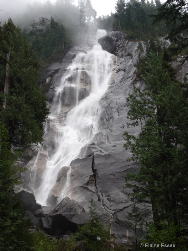 Shannon Falls in the Mist