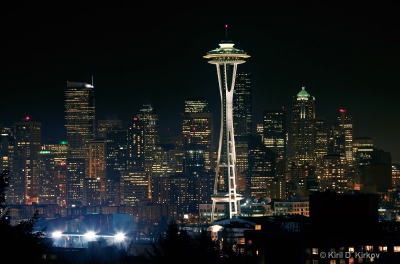 Seattle by Night4 - ID: 7845315 © Kiril Kirkov