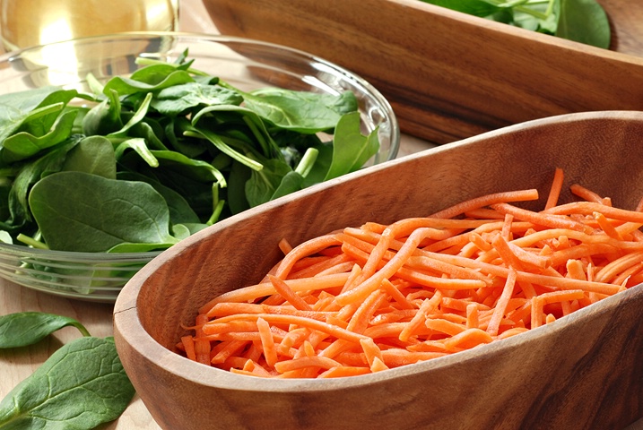 Carrots and Spinach