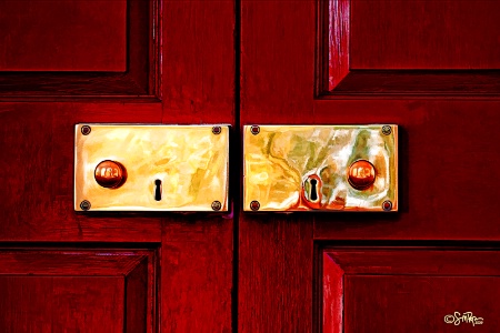 Twin Door Knobs