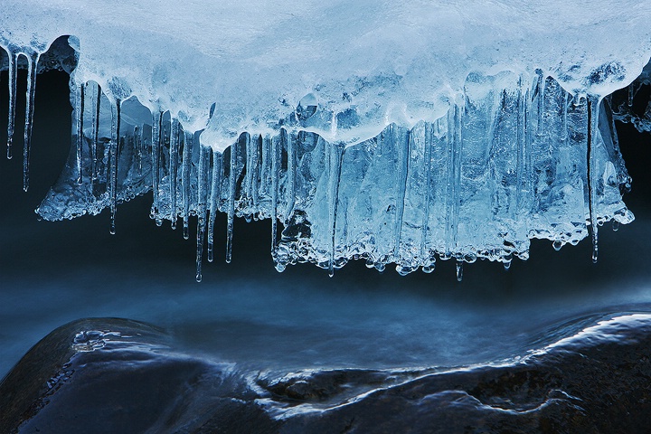 Icicles Over the Stillwater River