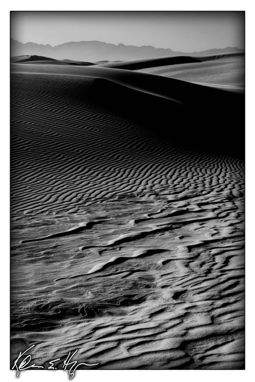 Black Shadows and White Sands