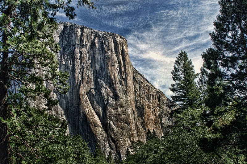 Framed El Cap