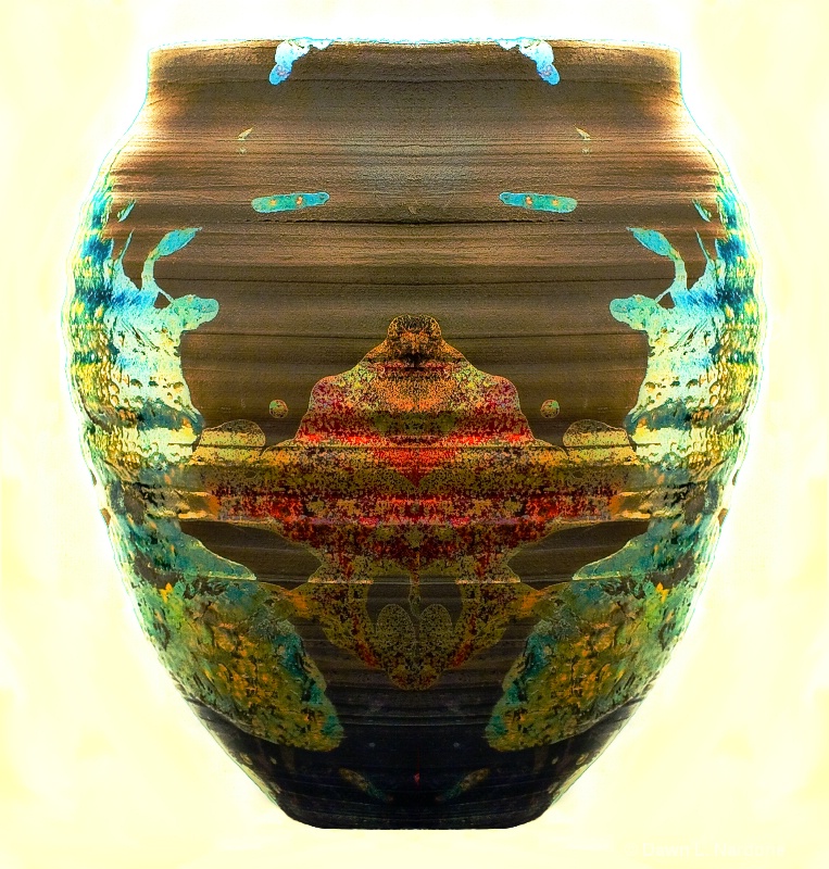 Mirrored  Vase