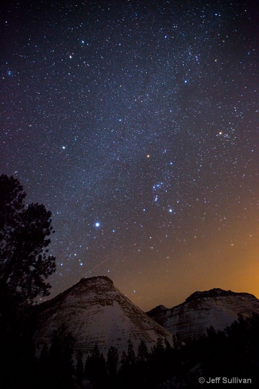 Orion over Zion