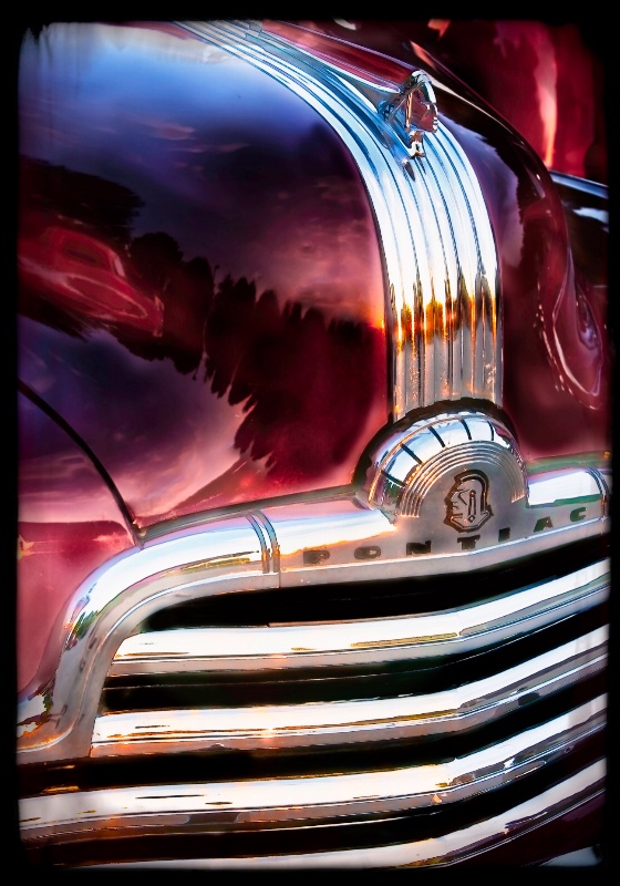 Sunset Reflected in the Old Pontiac