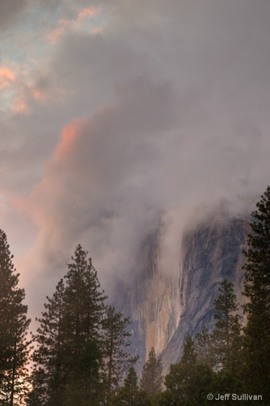 El Capitan Stormy Sunset