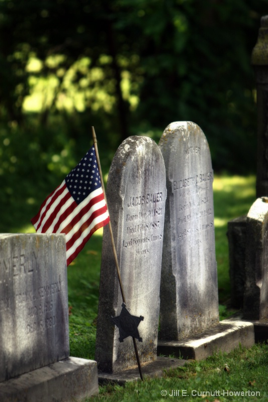 The Tombstone & Flag