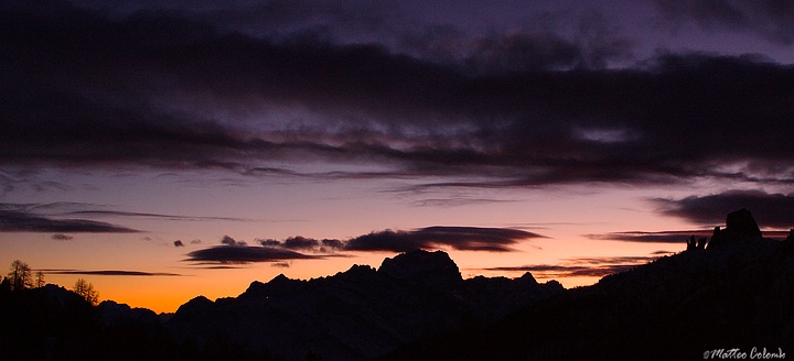 Sunrise over the Alps