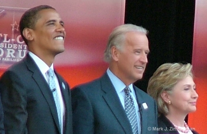 Barack Obama, Joe Biden & Hillary Clinton