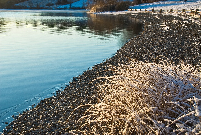 Snow At The Marsh