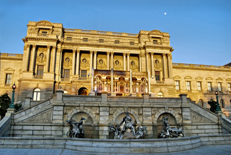 Sunset on Library of Congress - ID: 8003255 © Clyde Smith