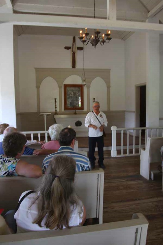 Lecture in Vermilionville Church 