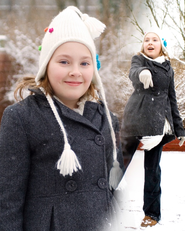 jessy in snow montage